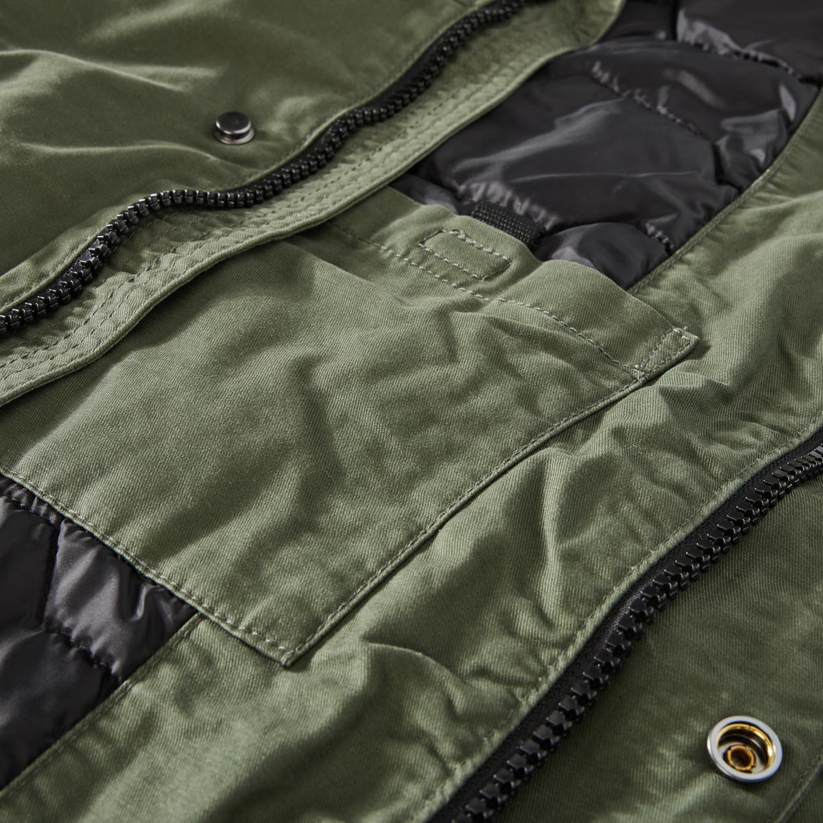 s.Oliver Wattierte Fieldjacket grün