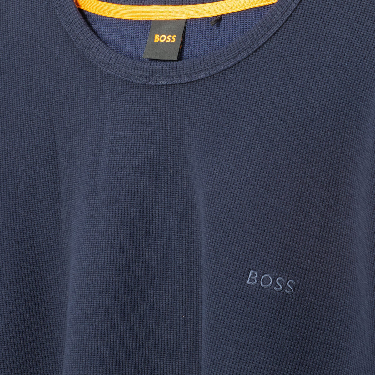 BOSS Longsleeve mit Stretch dunkelblau
