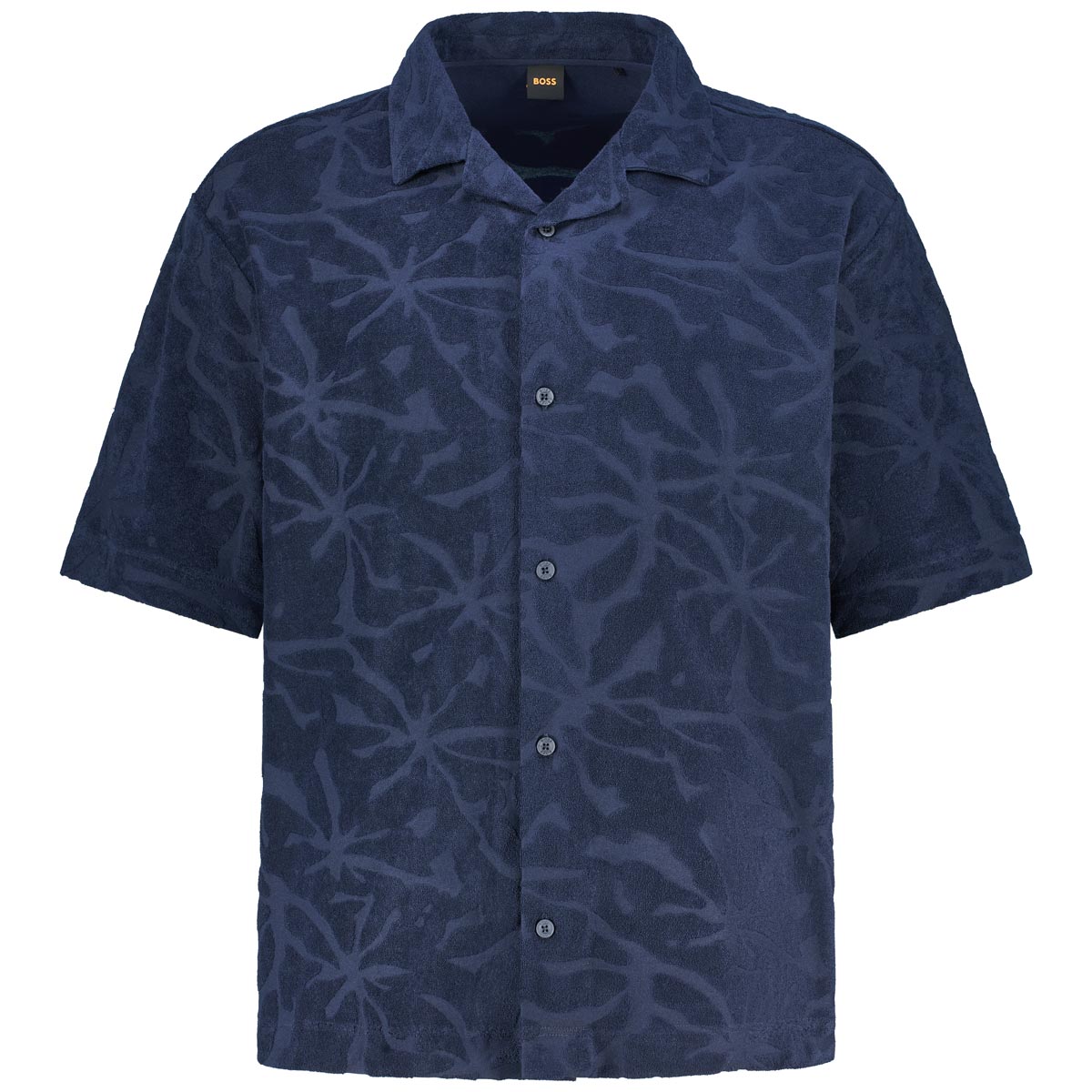 BOSS Freizeithemd aus Frottee Farbe dunkelblau Größe: 6XL günstig online kaufen