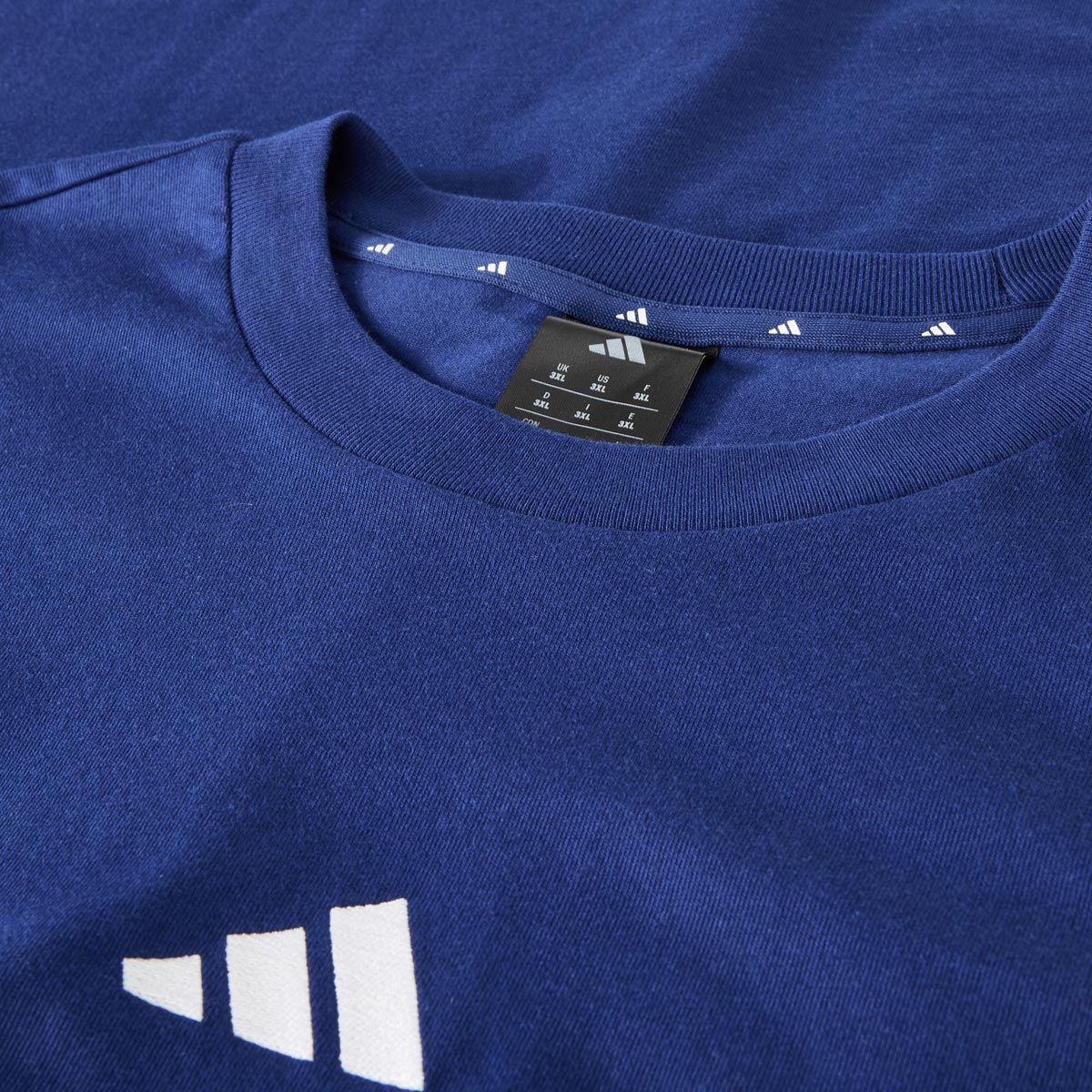 adidas T-Shirt aus Baumwolle blau/weiß