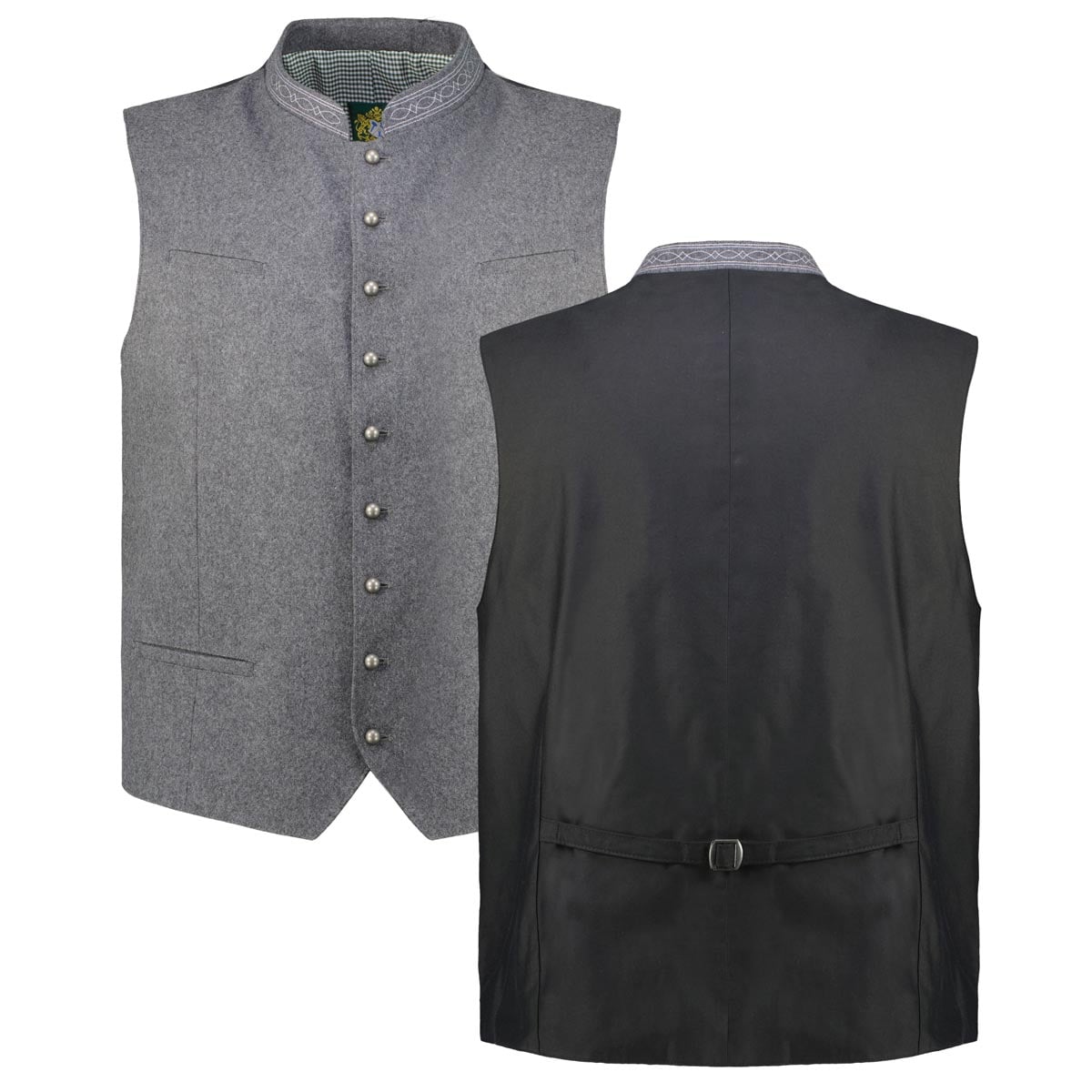 Hammerschmid Trachtenweste aus Wollmischung Farbe grau Größe: 72 günstig online kaufen