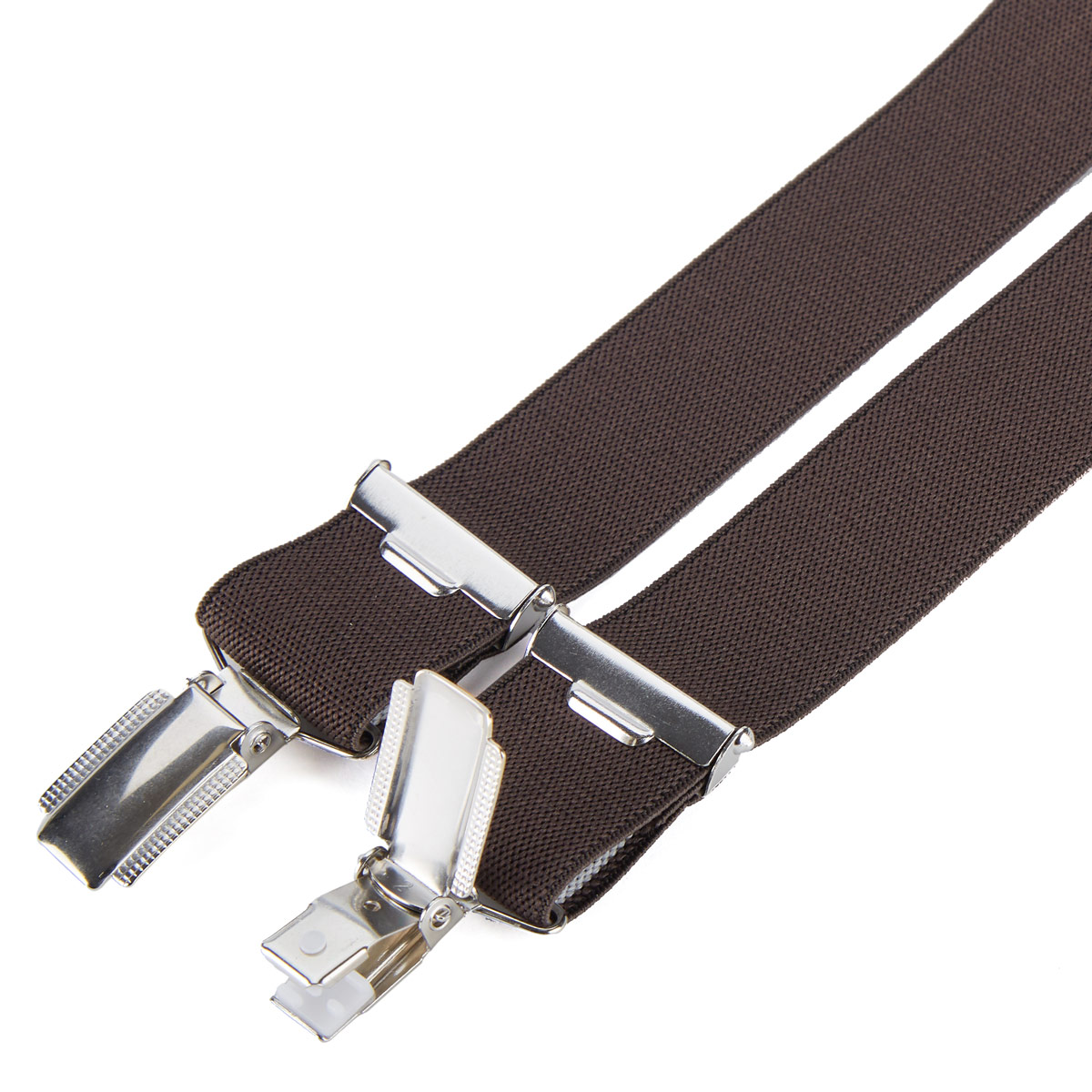 Lindenmann Hosenträger, unifarben, verstellbar dunkelbraun