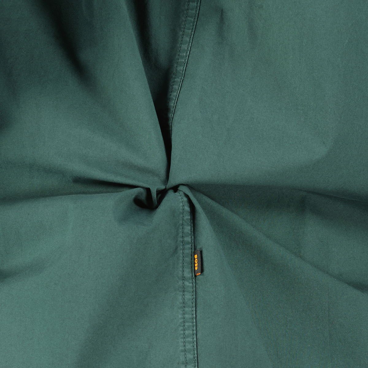 BOSS Freizeithemd mit Biobaumwolle dunkelgrün