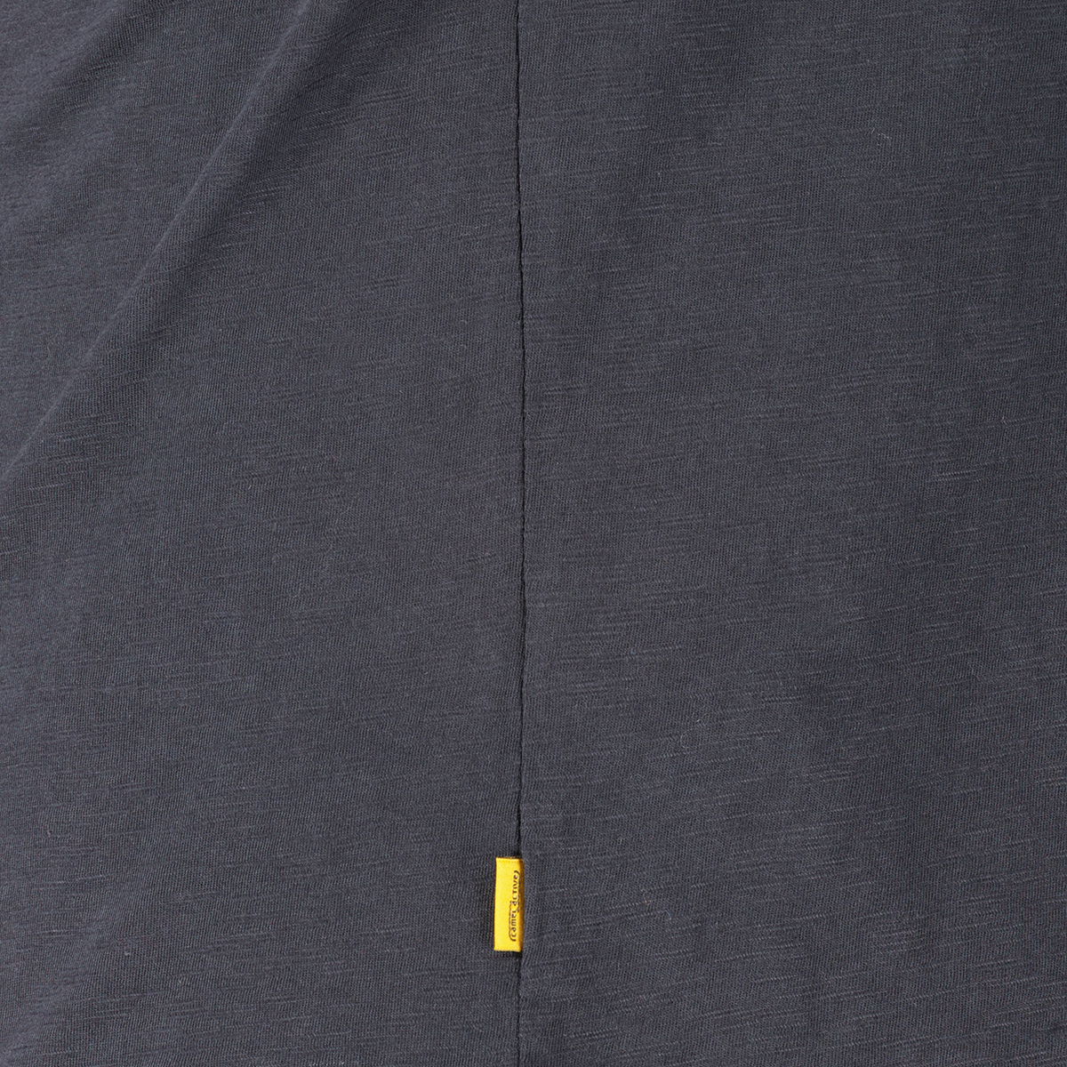 camel active T-Shirt mit Serafinokragen anthrazit