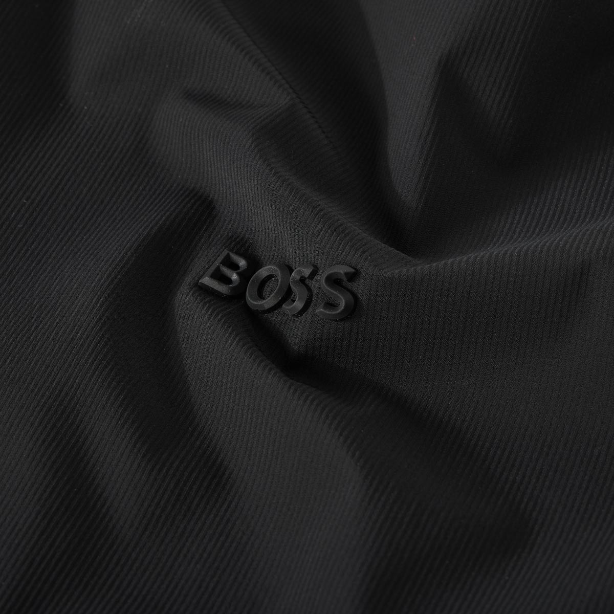 BOSS Funktionshemd mit Stretch schwarz