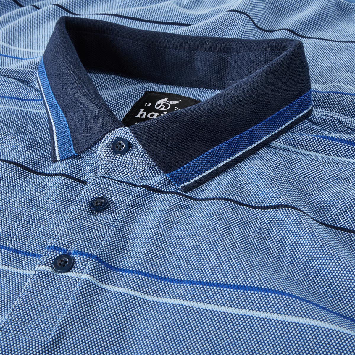 Hajo Poloshirt "Stay Fresh", bügelfrei dunkelblau