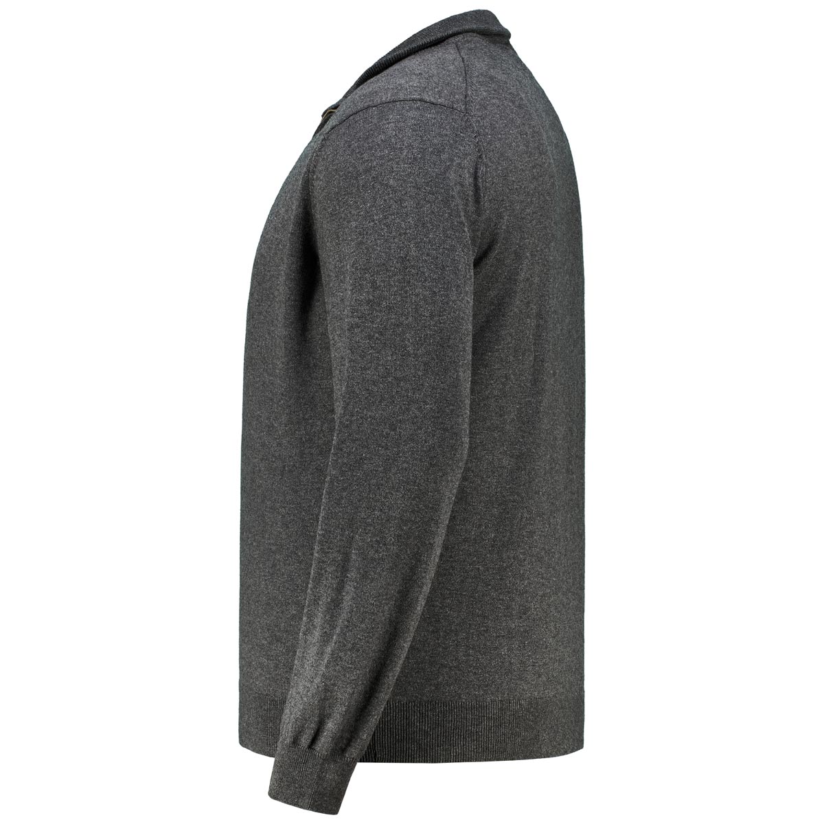 Gant Strick-Troyer mit Wolle dunkelgrau