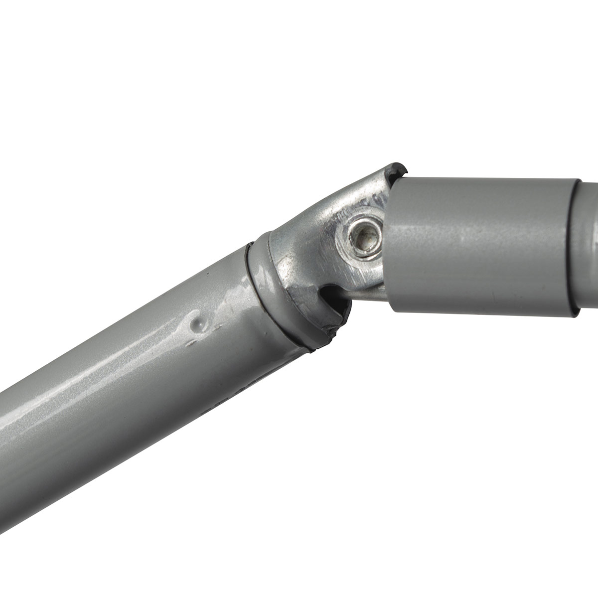 BO-CAMP Sonnenschirm mit Knickarm, 200 cm Durchmesser grau