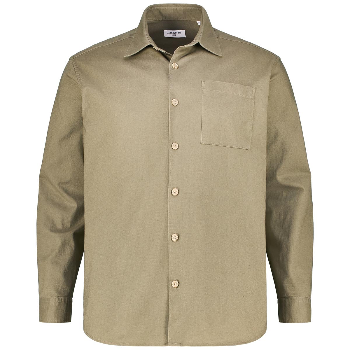 Jack&Jones Freizeithemd Mit Leinen Farbe Oliv Größe, 6XL