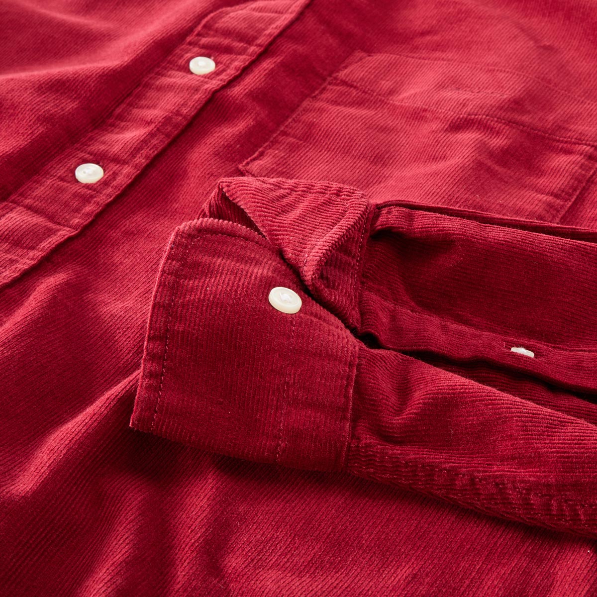 Gant Cordhemd dunkelrot