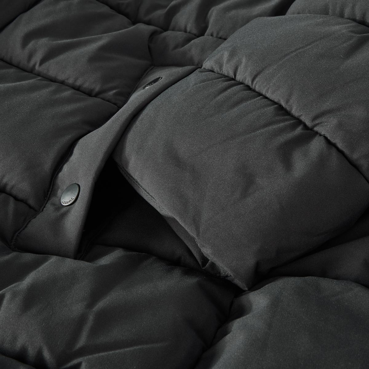 Lerros Wattierte Steppjacke, wind- und wasserabweisend schwarz