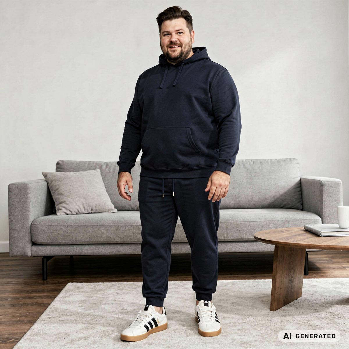Pfundskerl Hoodie aus Baumwolle dunkelblau
