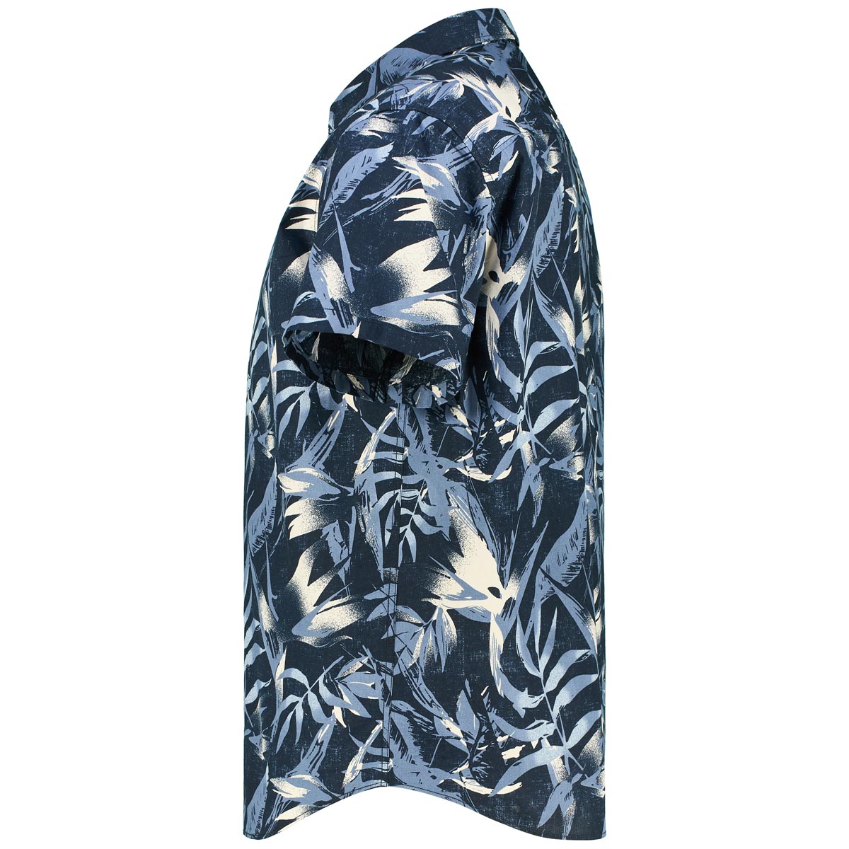 Jack&Jones Freizeithemd mit floralem Muster blau