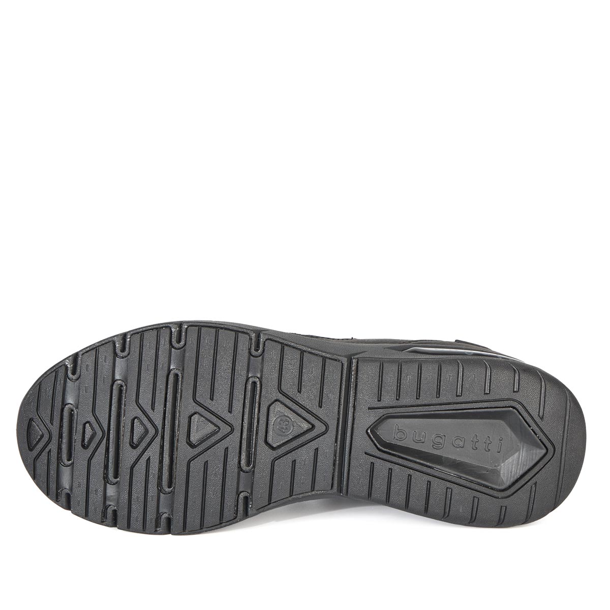 bugatti Sneaker mit elastischer Schnürung, leicht schwarz