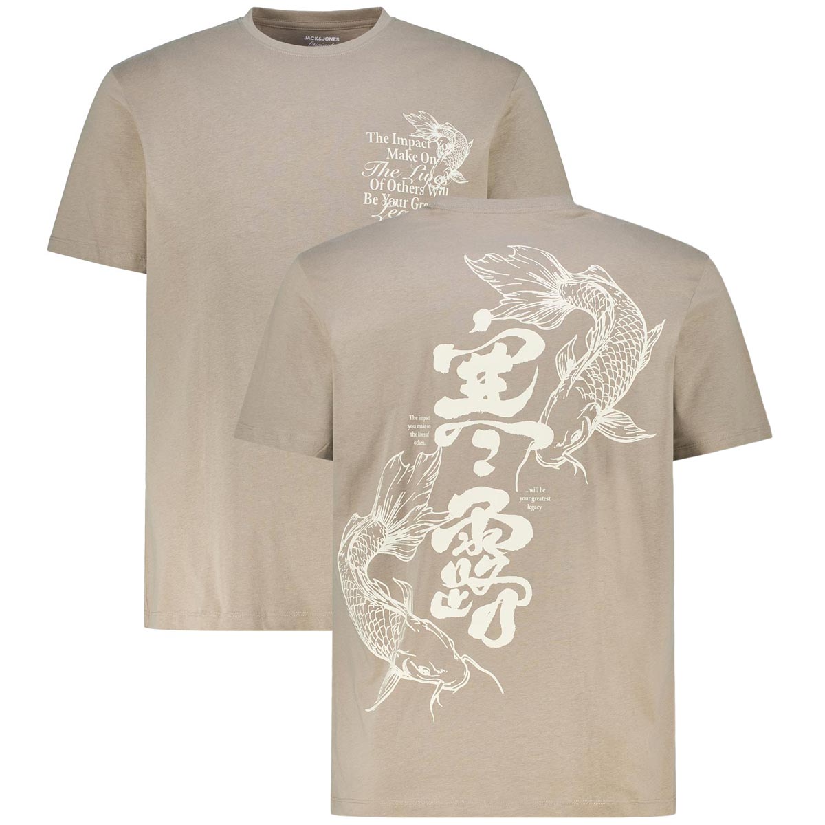 T-Shirt mit Rückenprint