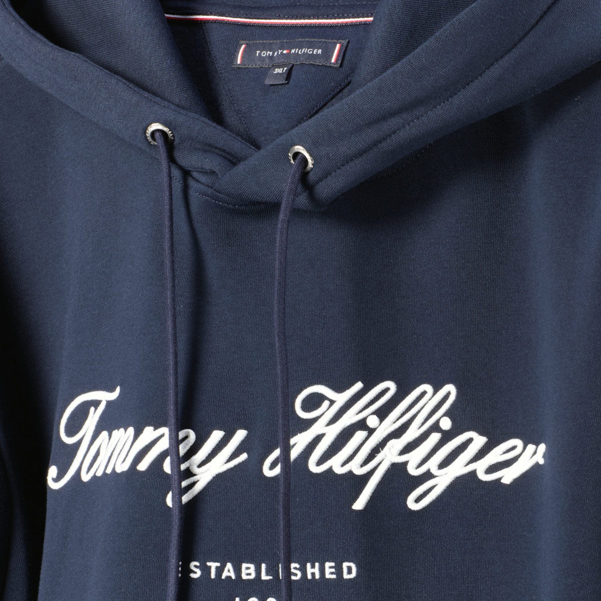 Tommy Hilfiger Hoodie aus Baumwollmischung marine