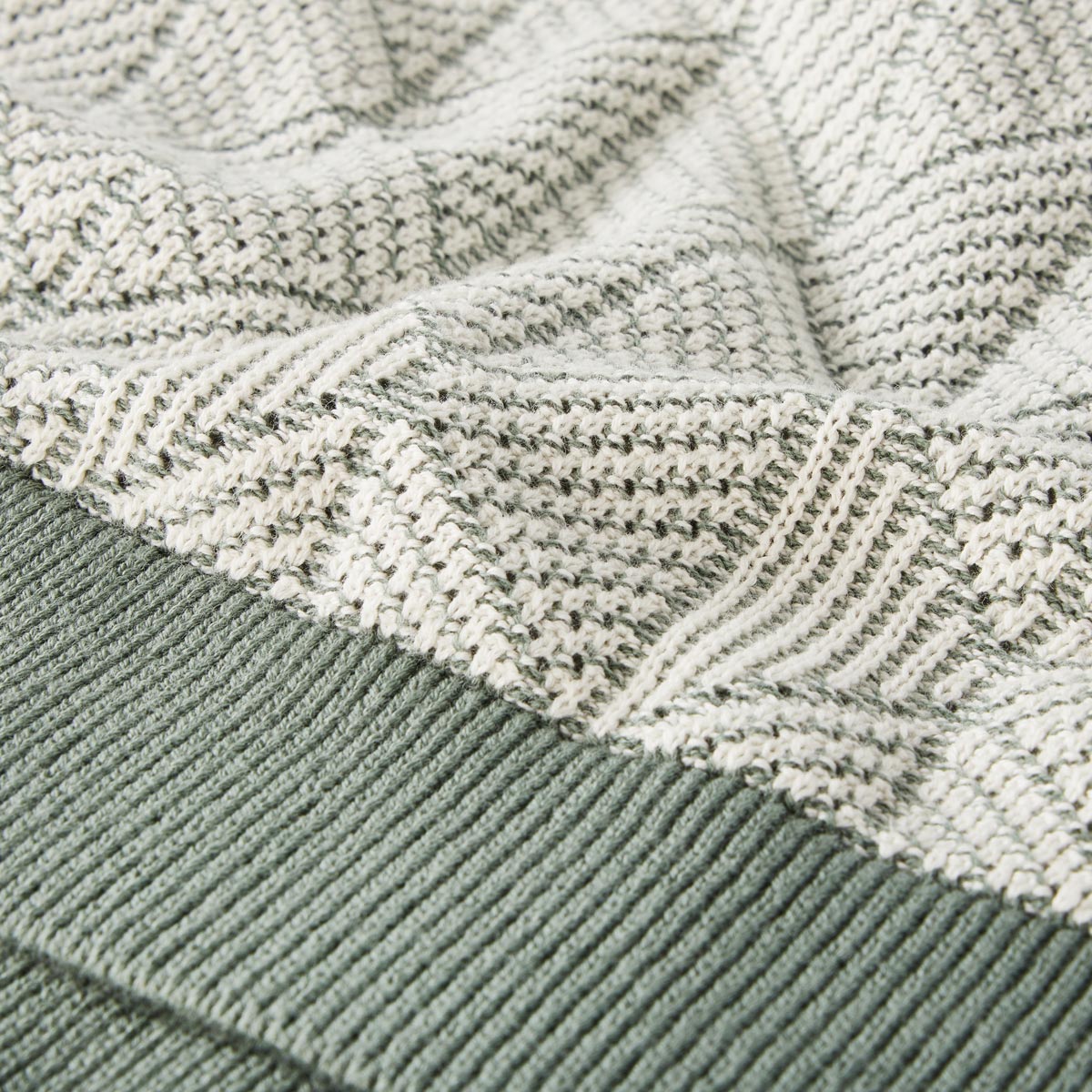 Jack&Jones Strickpolo aus Biobaumwolle oliv