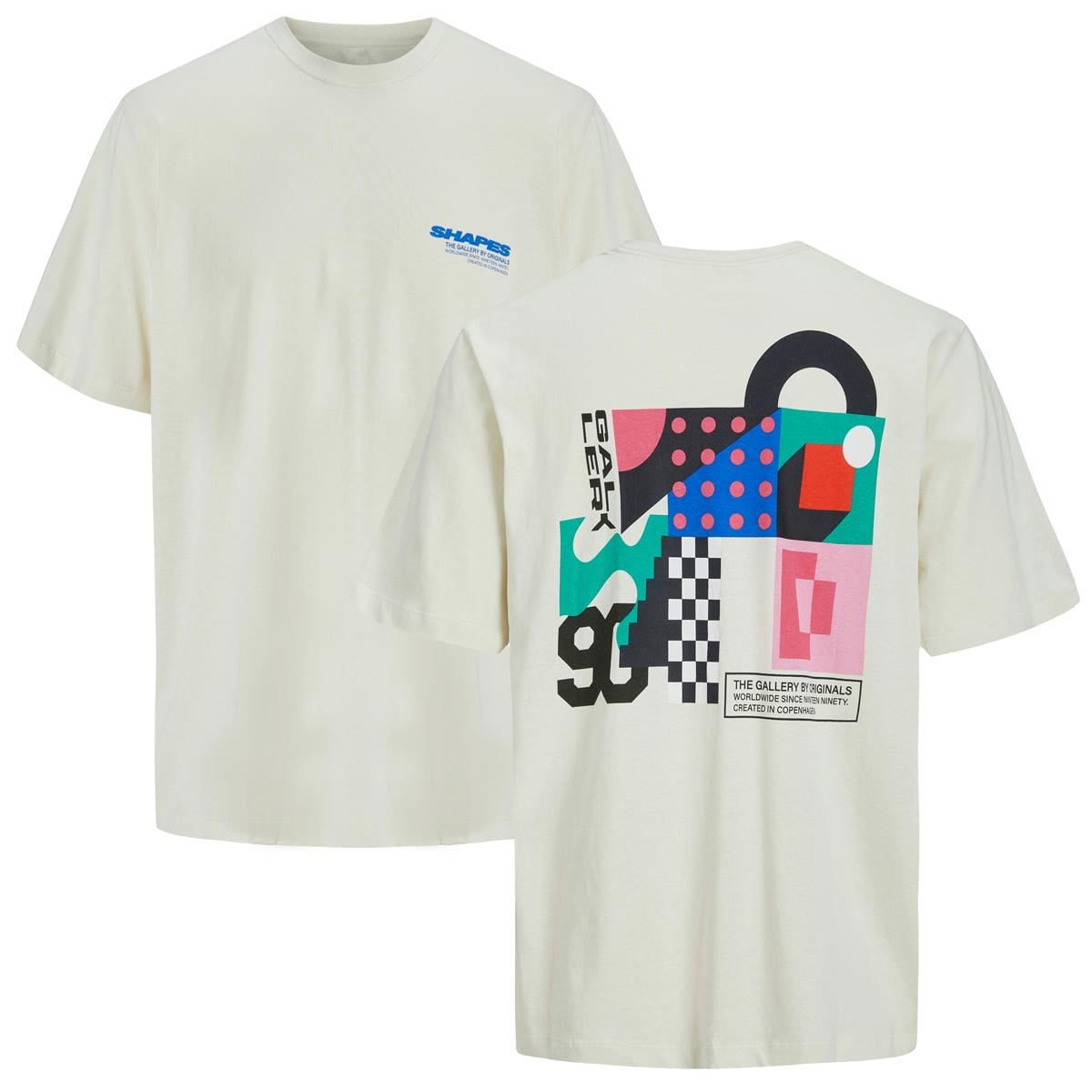 T-Shirt mit Print auf Vorder- und Rückseite T-Shirt mit Print auf Vorder- und Rückseite