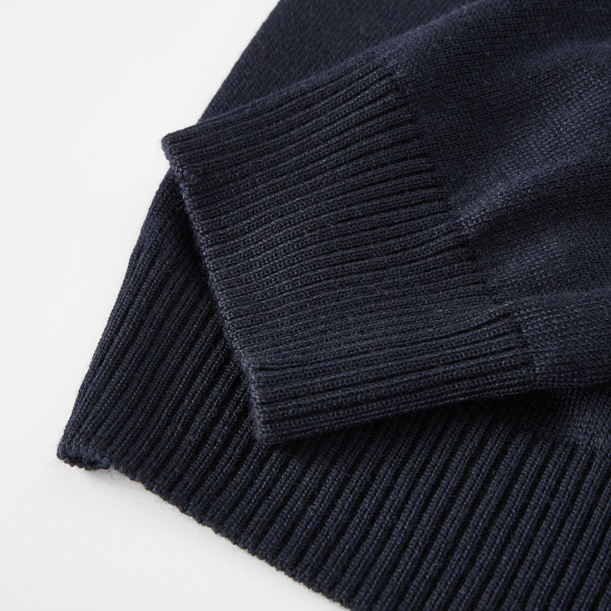 Hajo Pullover aus Wolle, kratzfrei marine