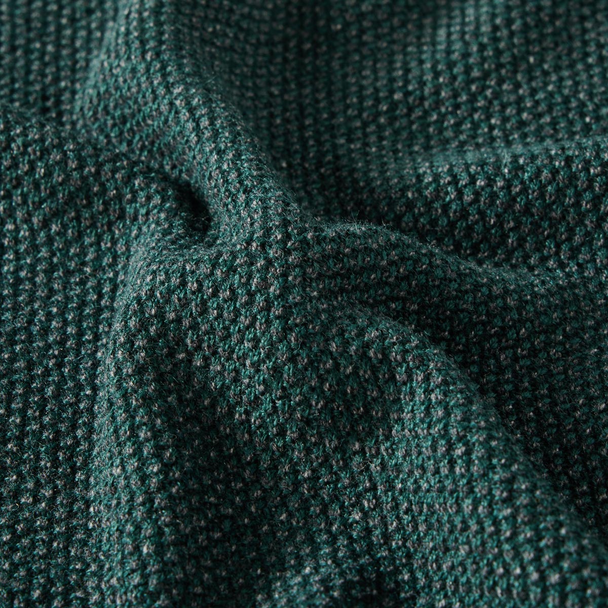 Hajo Strickpullover aus Wollmischung grün