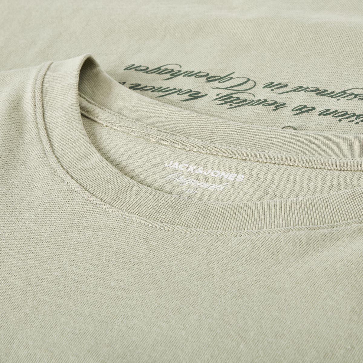 Jack&Jones T-Shirt aus Biobaumwolle oliv