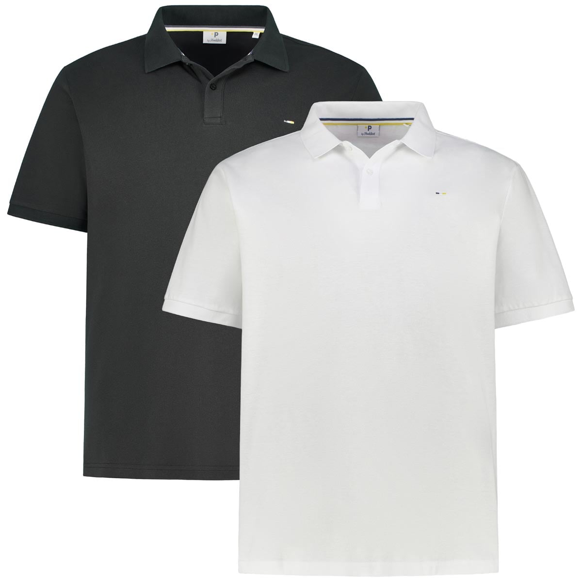 Pfundskerl Doppelpack Poloshirt Aus Baumwolle Farbe Schwarz/weiß Größe, 3XL