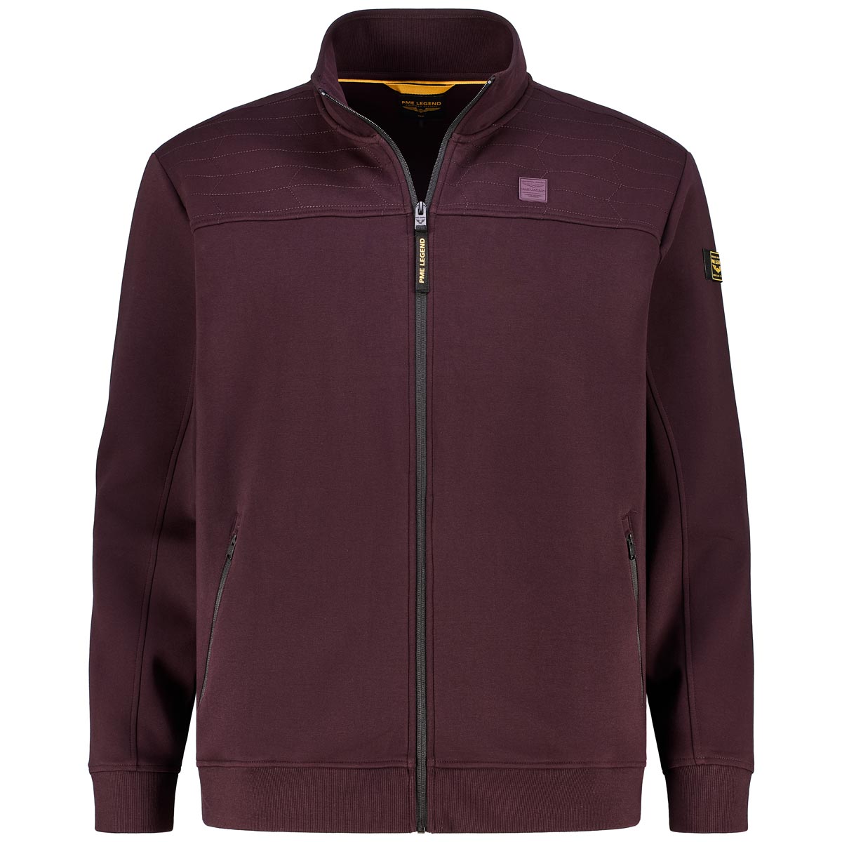 Sweatjacke mit Stretch