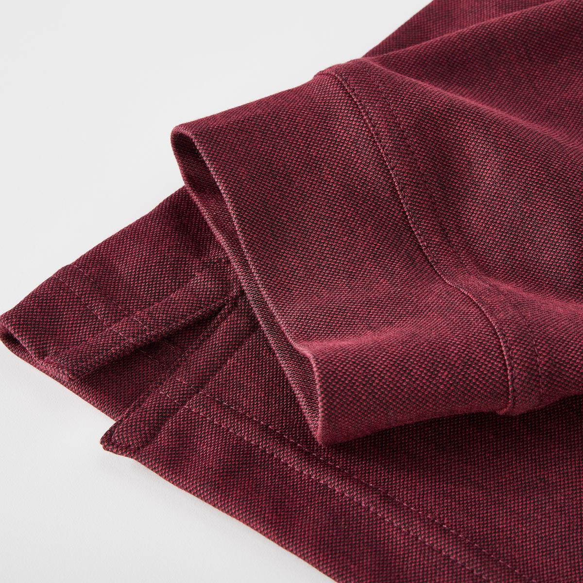 Hajo Poloshirt aus Baumwolle weinrot