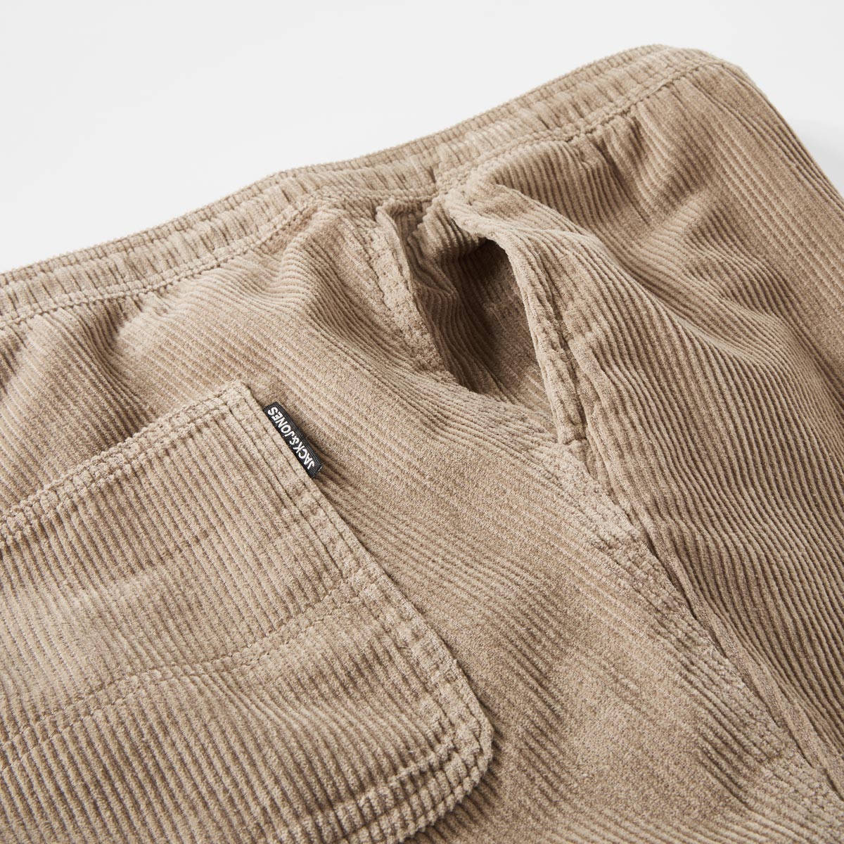 Jack&Jones Cord-Chino mit elastischem Bund beige
