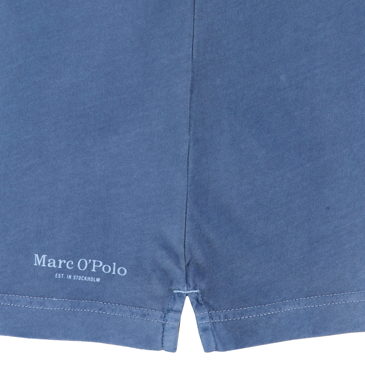 Marc O'Polo Poloshirt mit Garment-Dye-Färbung grau