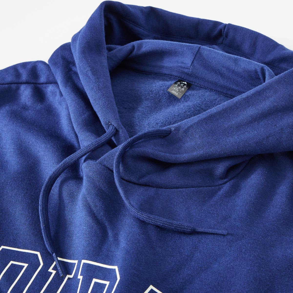 adidas Hoodie mit Logo-Print dunkelblau
