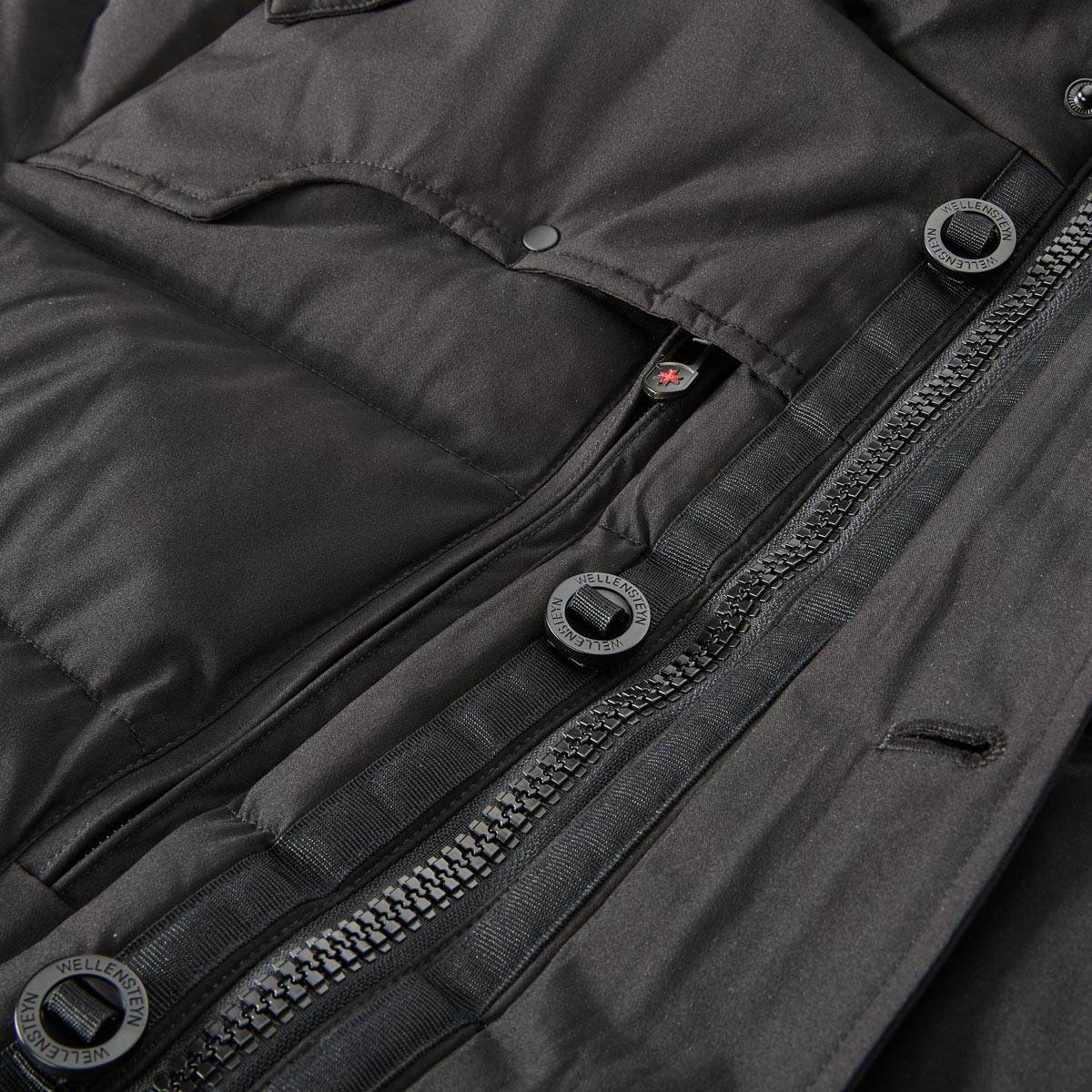 Wellensteyn Wattierte Winterjacke "Starstream", winddicht, wasserabweisend schwarz