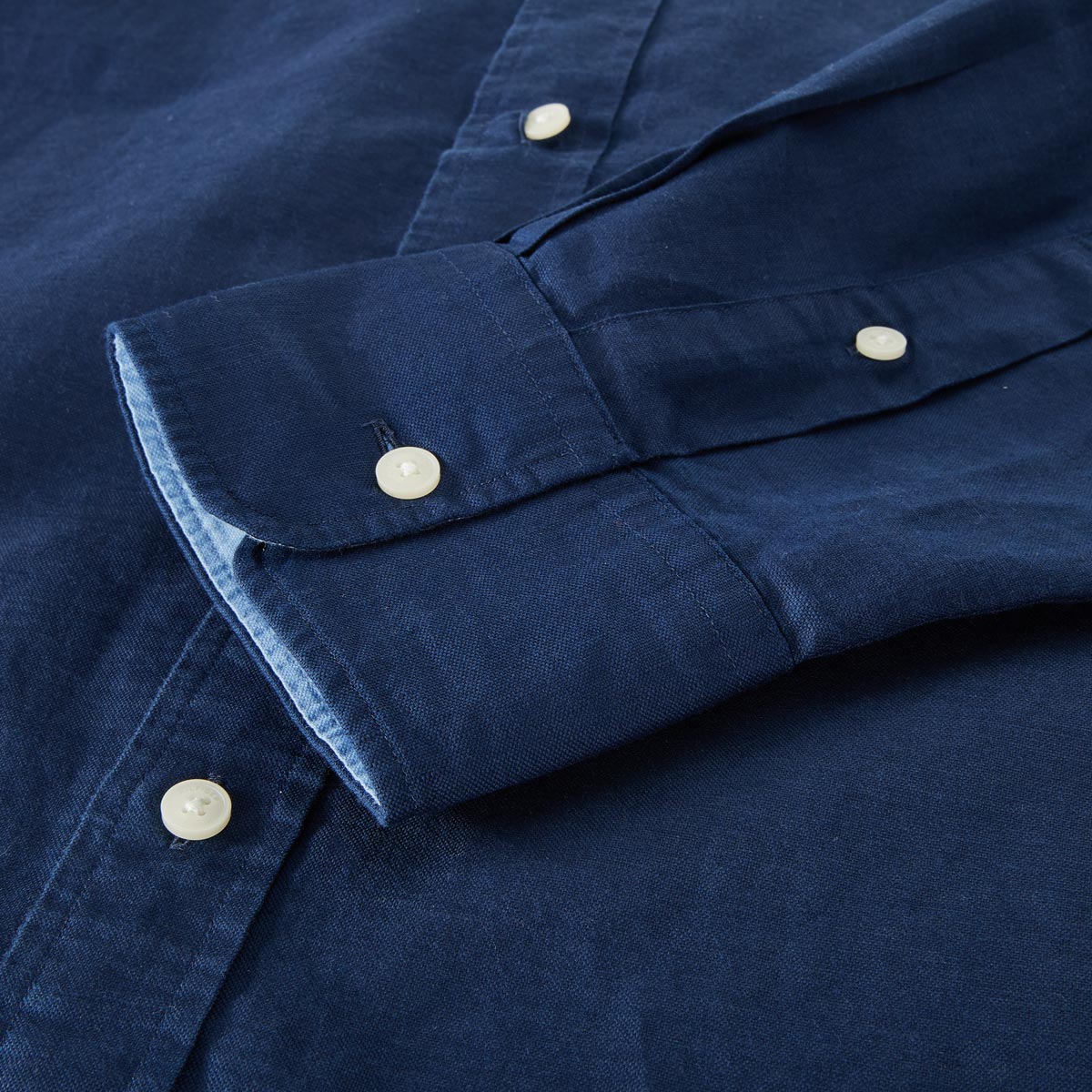 Tommy Hilfiger Freizeithemd mit Leinen dunkelblau