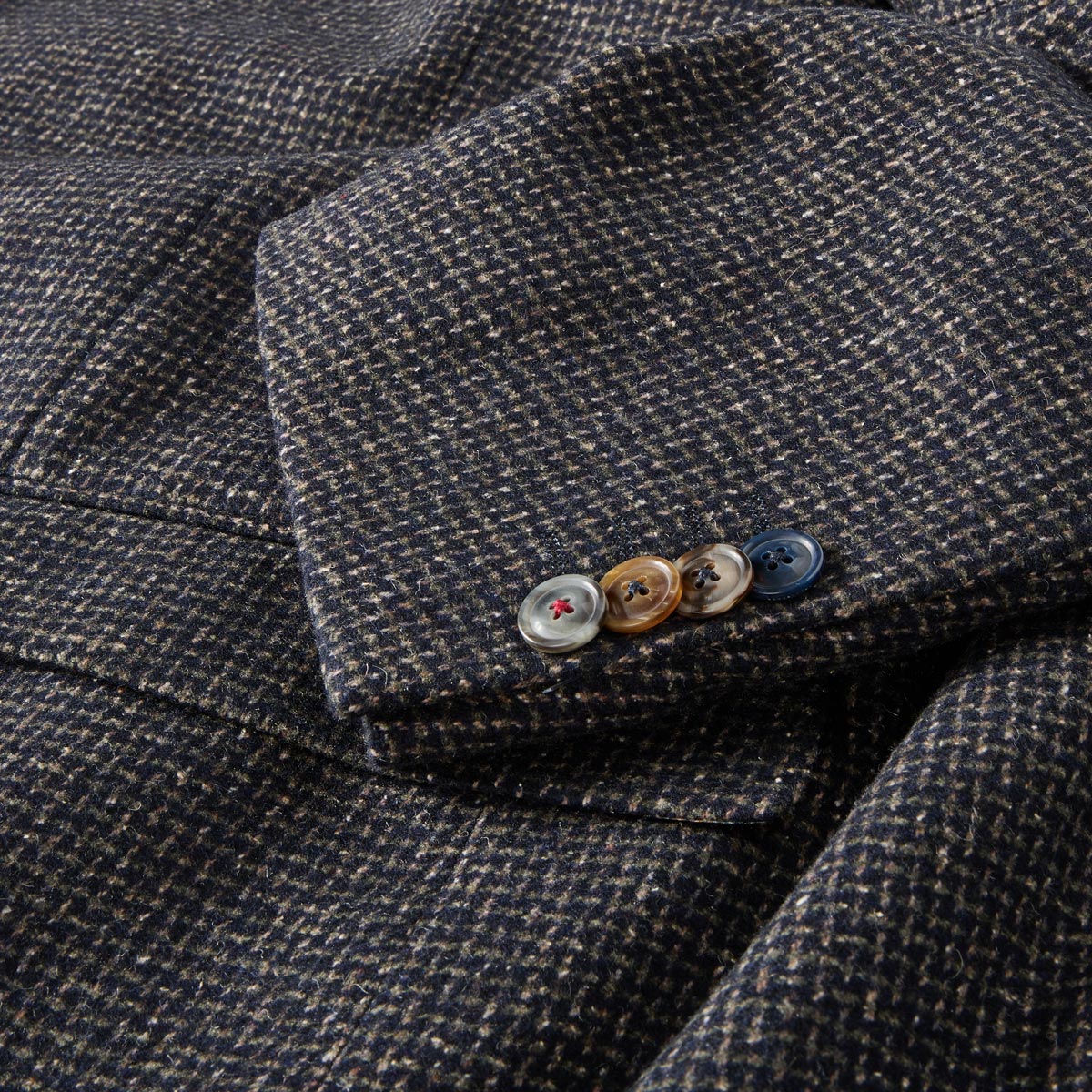 Digel Wollsakko mit Stretch blau