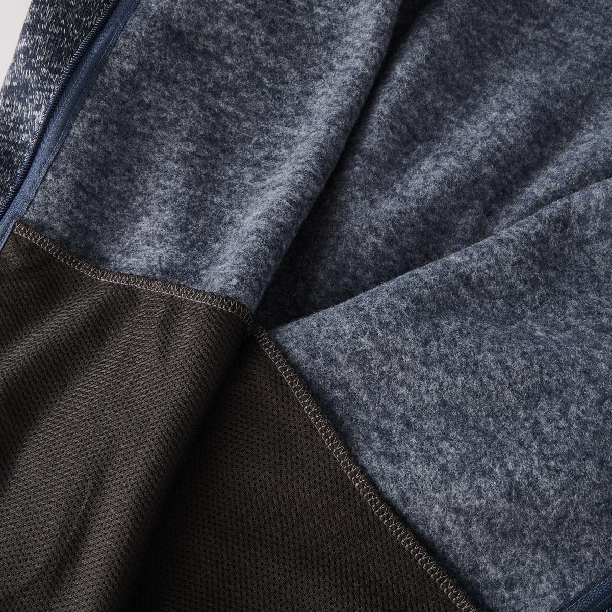 Pfundskerl Strickfleecejacke dunkelblau