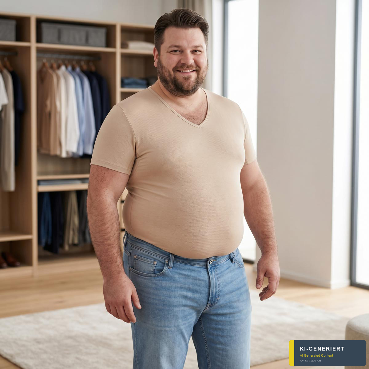 Mey Druntershirt "Dry Cotten Breeze" in Coolmax®-Qualität beige