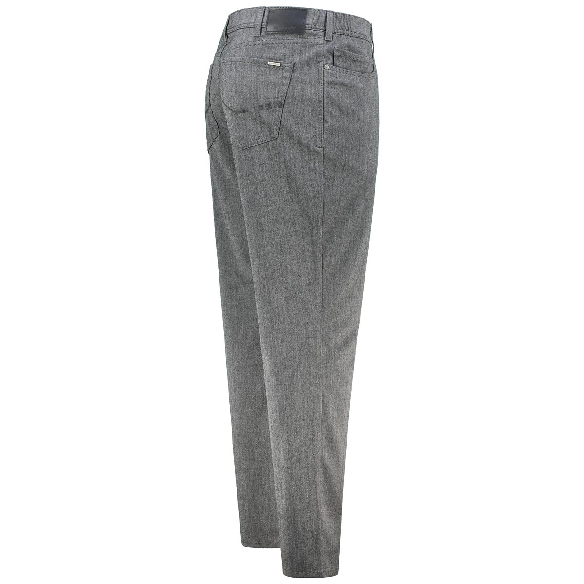 Pierre Cardin Five-Pocket-Hose „Lyon“ mit Stretch, Tapered Fit grau
