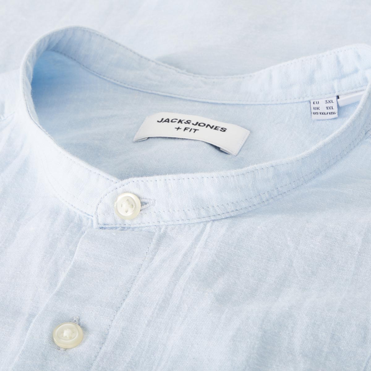 Jack&Jones Freizeithemd mit Leinen hellblau