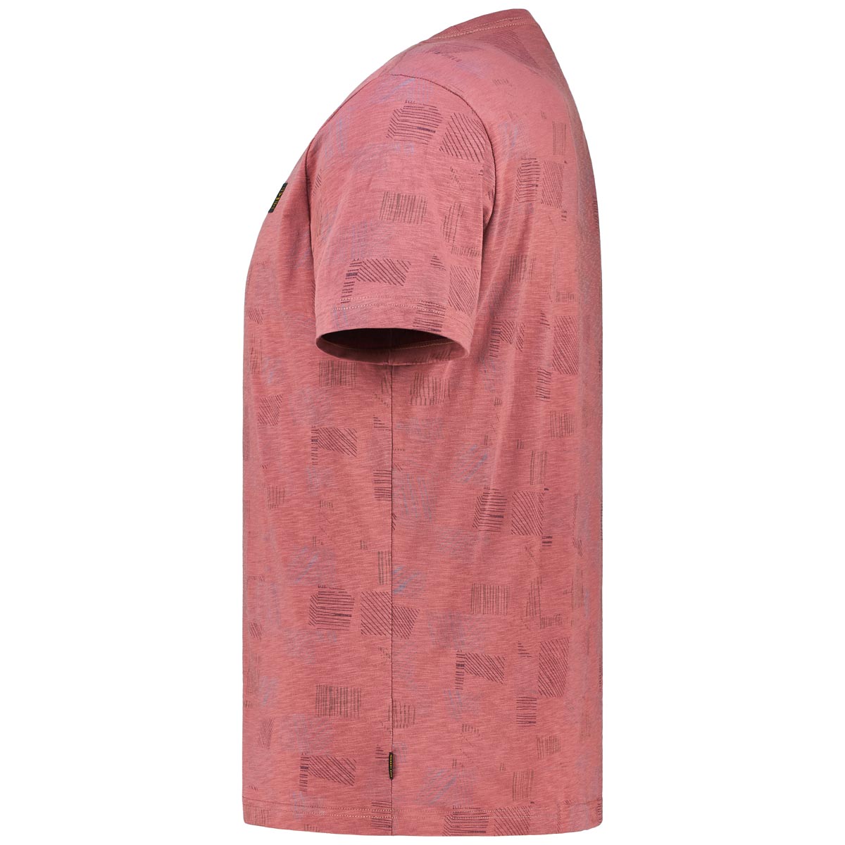 PME LEGEND T-Shirt mit Allover-Muster Farbe rot Größe: 5XL günstig online kaufen