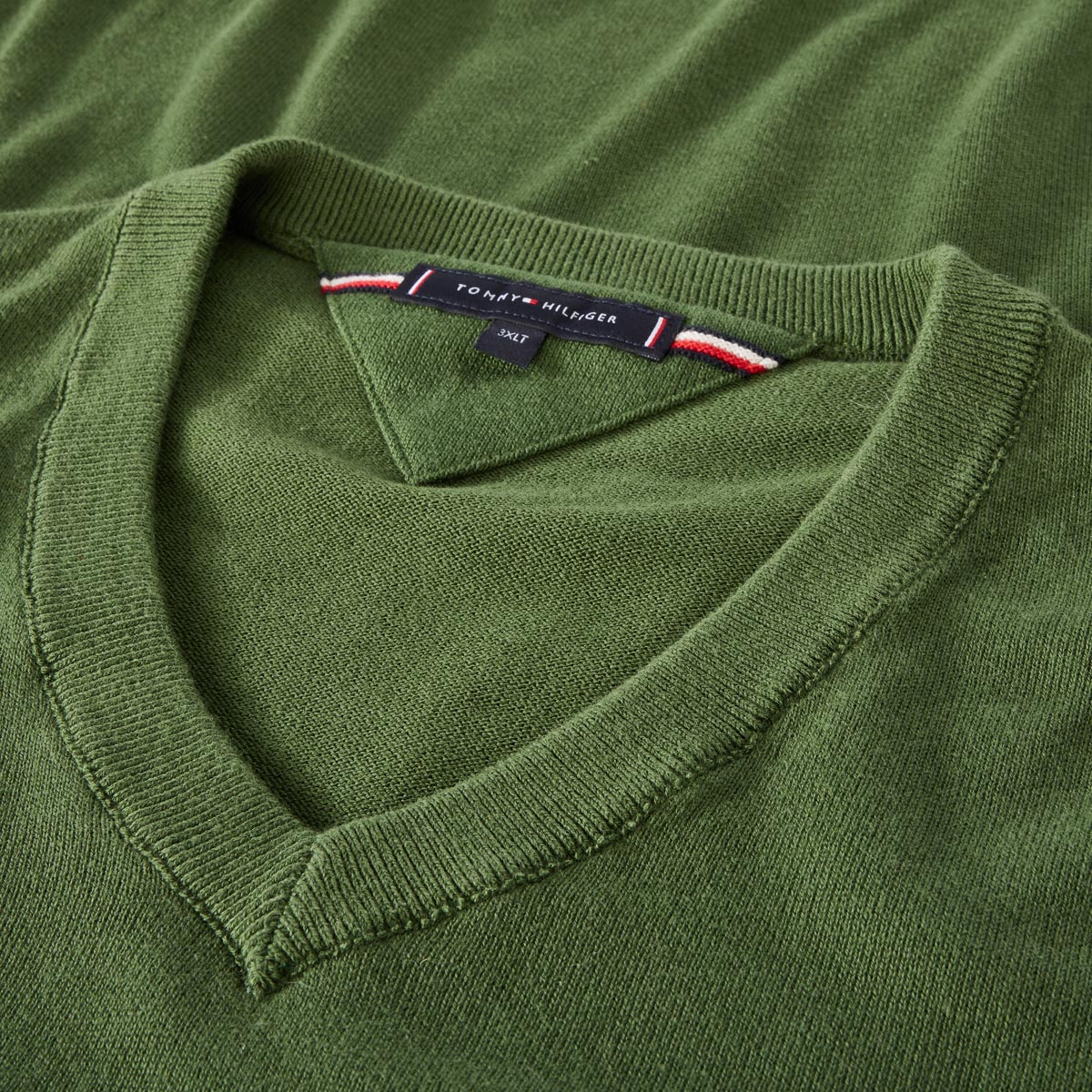 Tommy Hilfiger Pullover aus Baumwolle grün