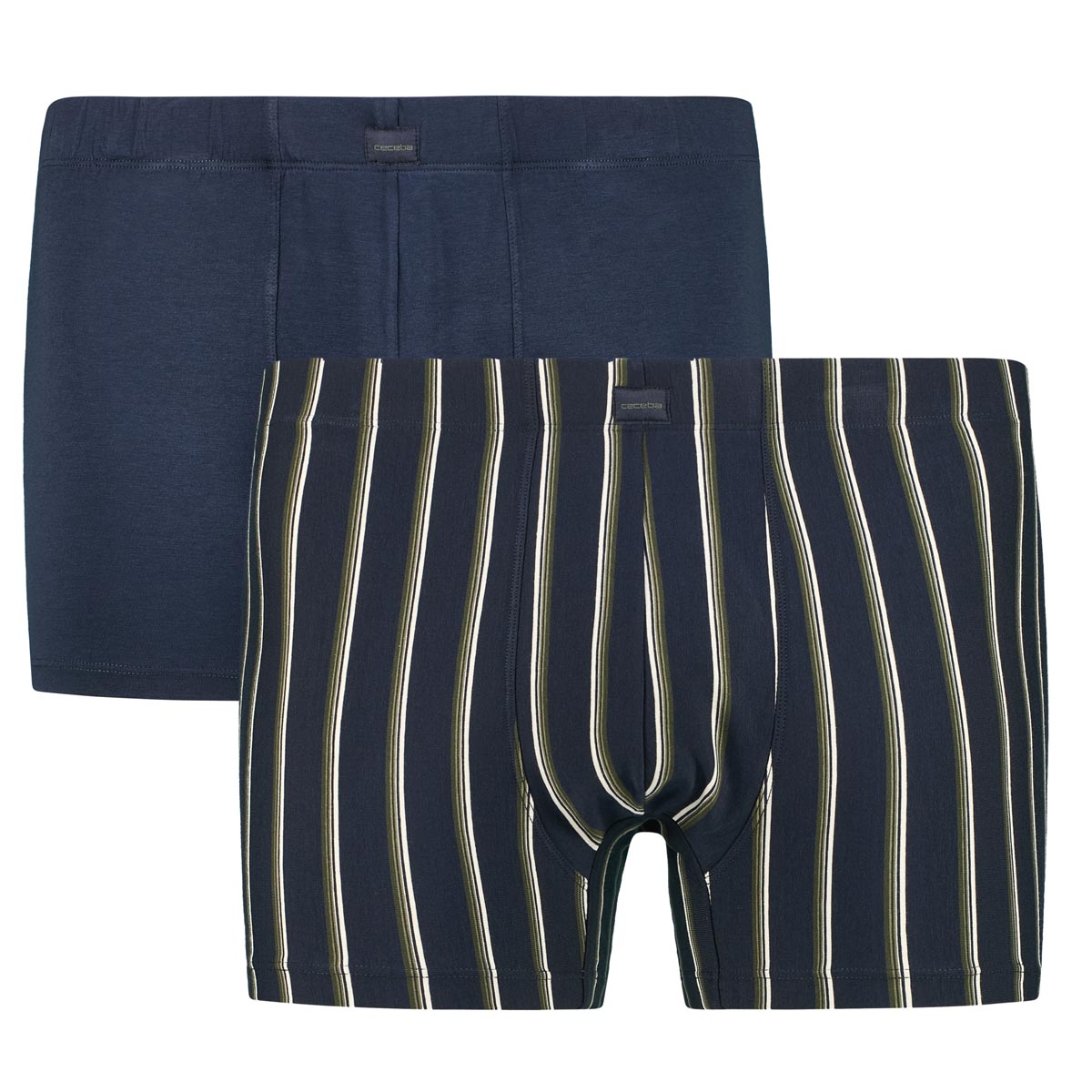 Ceceba Doppelpack Modal-Pants mit Elasthan dunkelblau