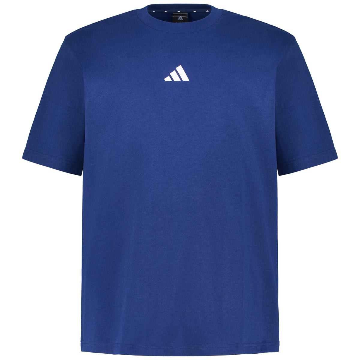 adidas T-Shirt aus Baumwolle Farbe blau/weiß Größe: 3XL günstig online kaufen
