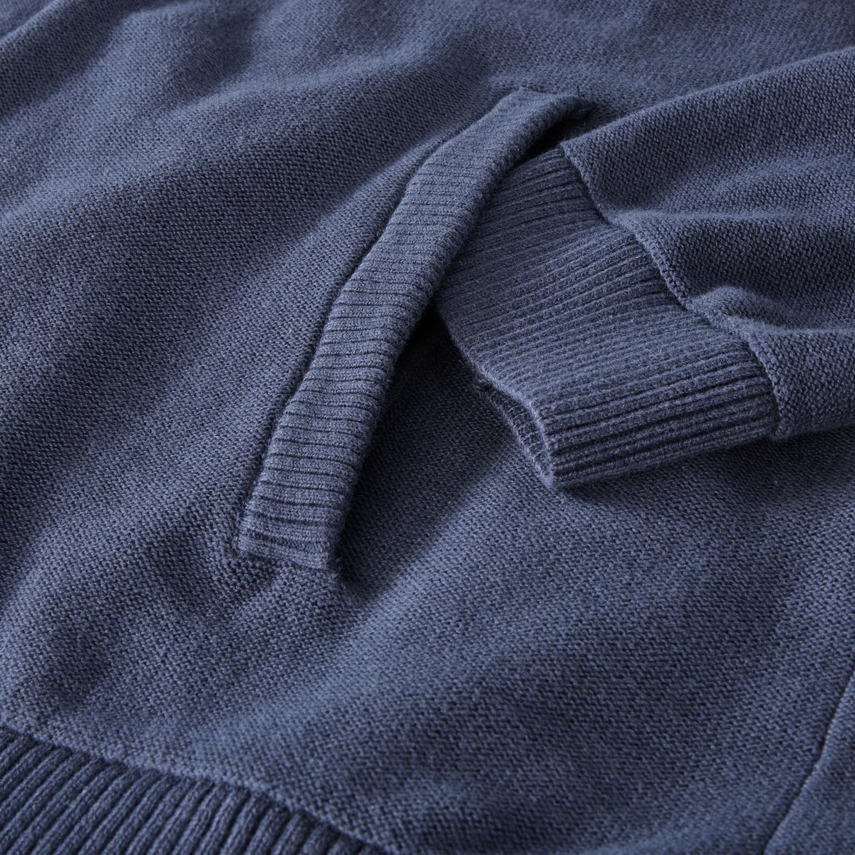 s.Oliver Strickjacke aus Baumwolle blau