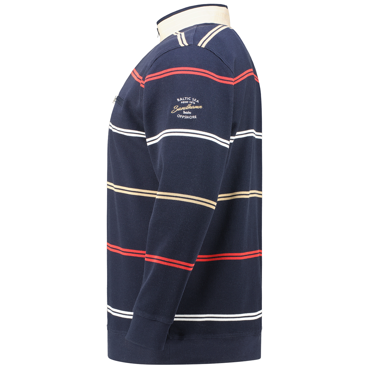 Hajo Sweatshirt "Stay Fresh", bügelfrei Farbe marine Größe: 4XL günstig online kaufen