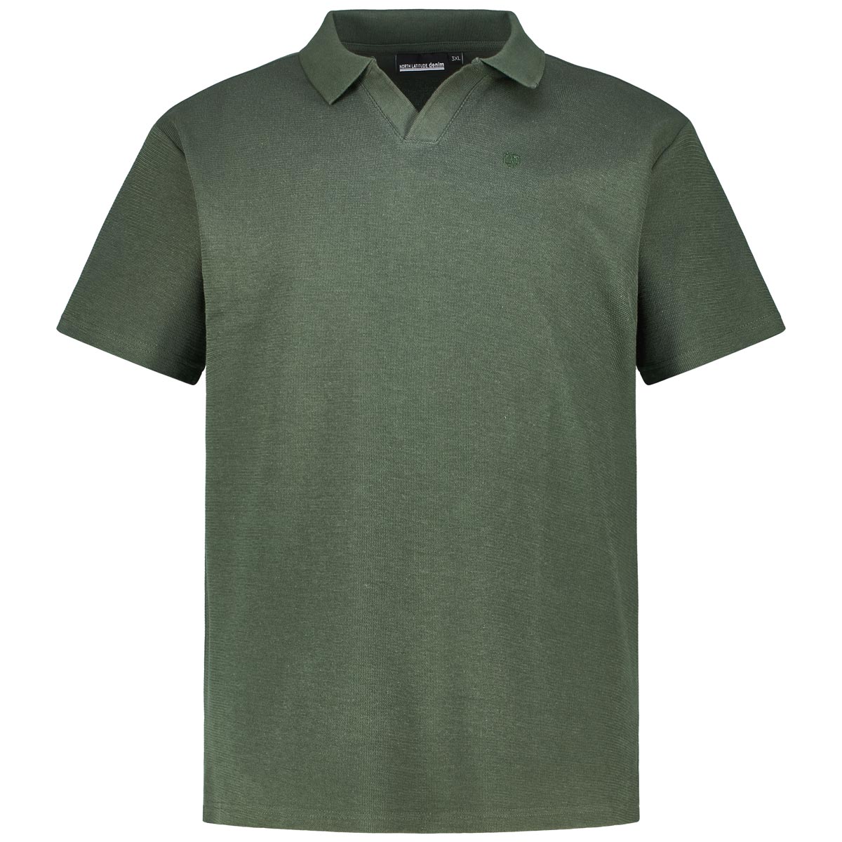 North Poloshirt aus Baumwolle Farbe grün Größe: 4XL günstig online kaufen