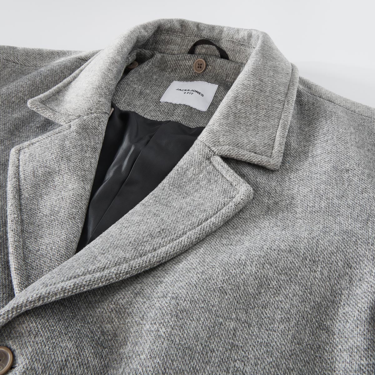 Jack&Jones Kurzmantel mit heraustrennbarem Westeneinsatz grau