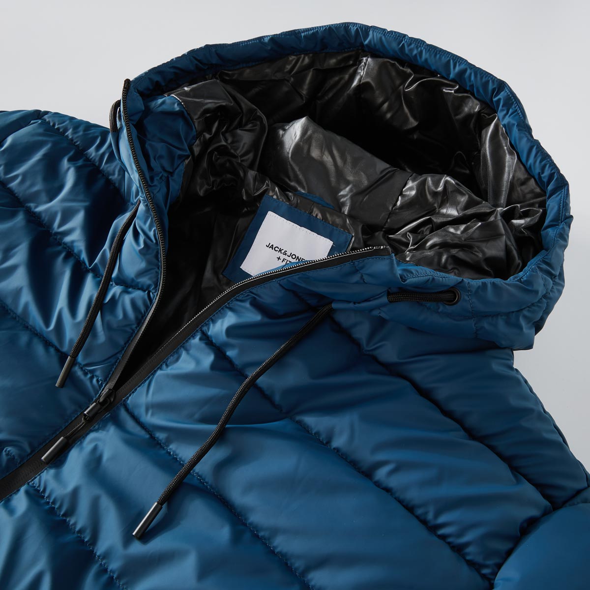 Jack&Jones Wattierte Steppjacke, winddicht und wasserabweisend blau