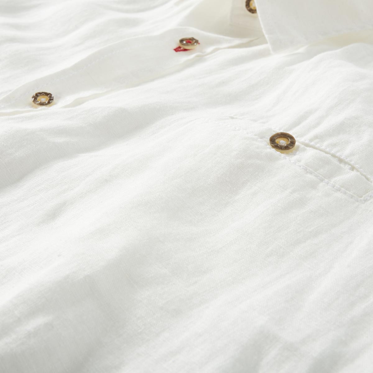 Pfundskerl Trachtenhemd aus Leinen creme