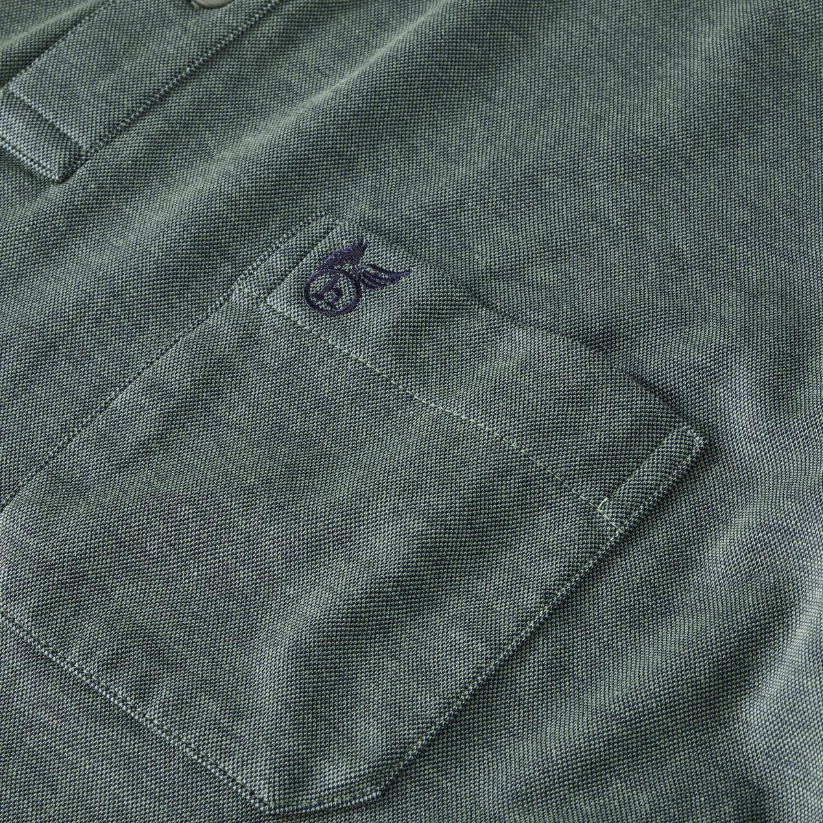 Hajo Poloshirt aus Baumwolle seegrün