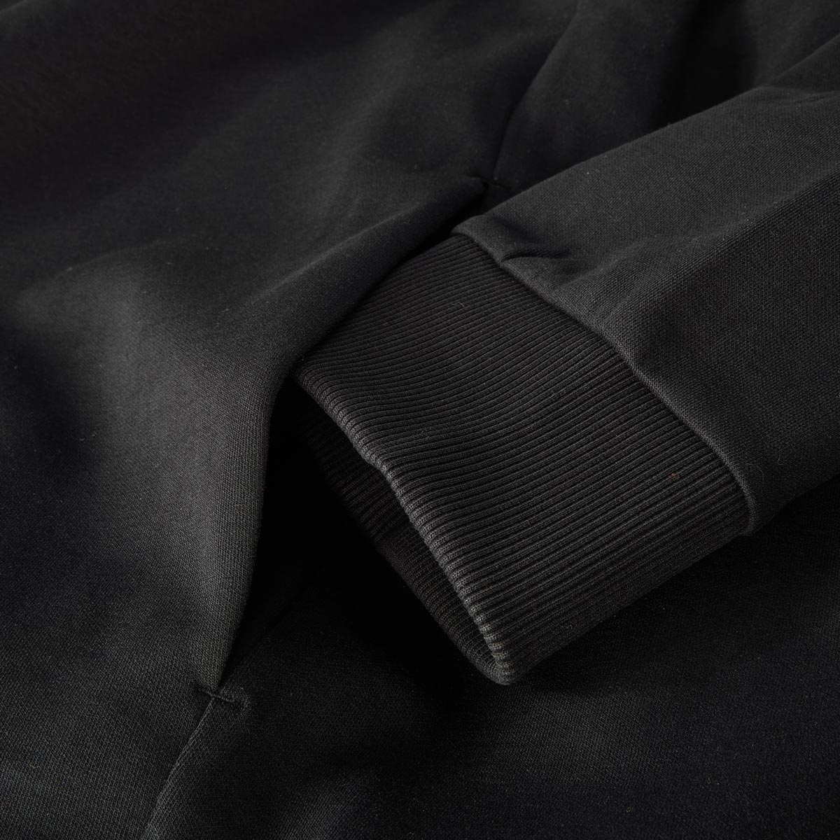 BOSS Sweatjacke mit Stretch schwarz